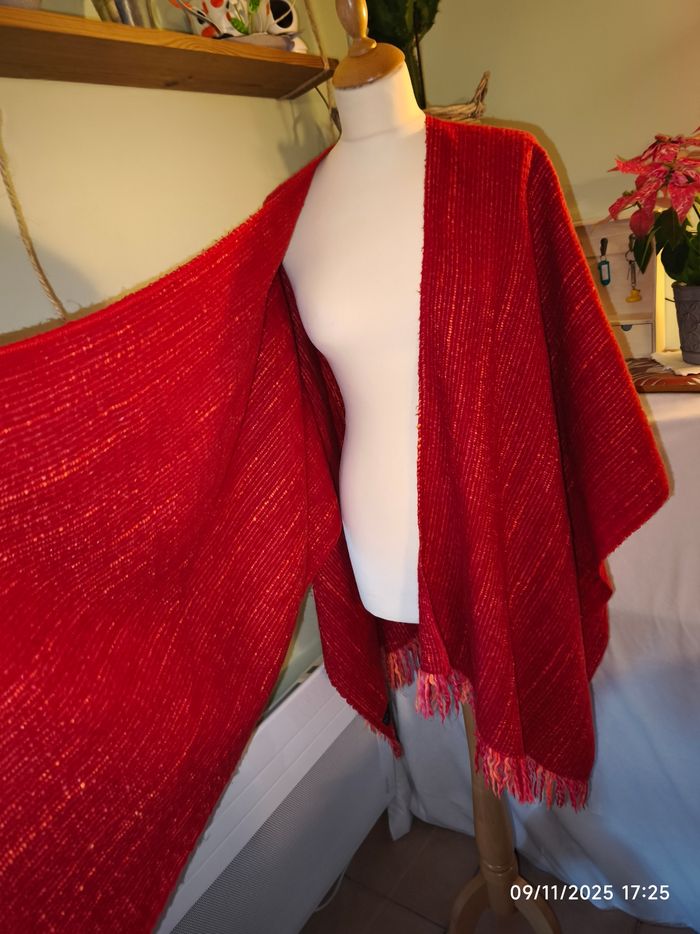 Châle en maille laine 📏 Taille unique - photo numéro 7