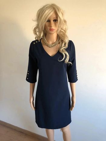 Robe bleue marine avec boutons dorés LolaLiza taille française 36 jamais portée