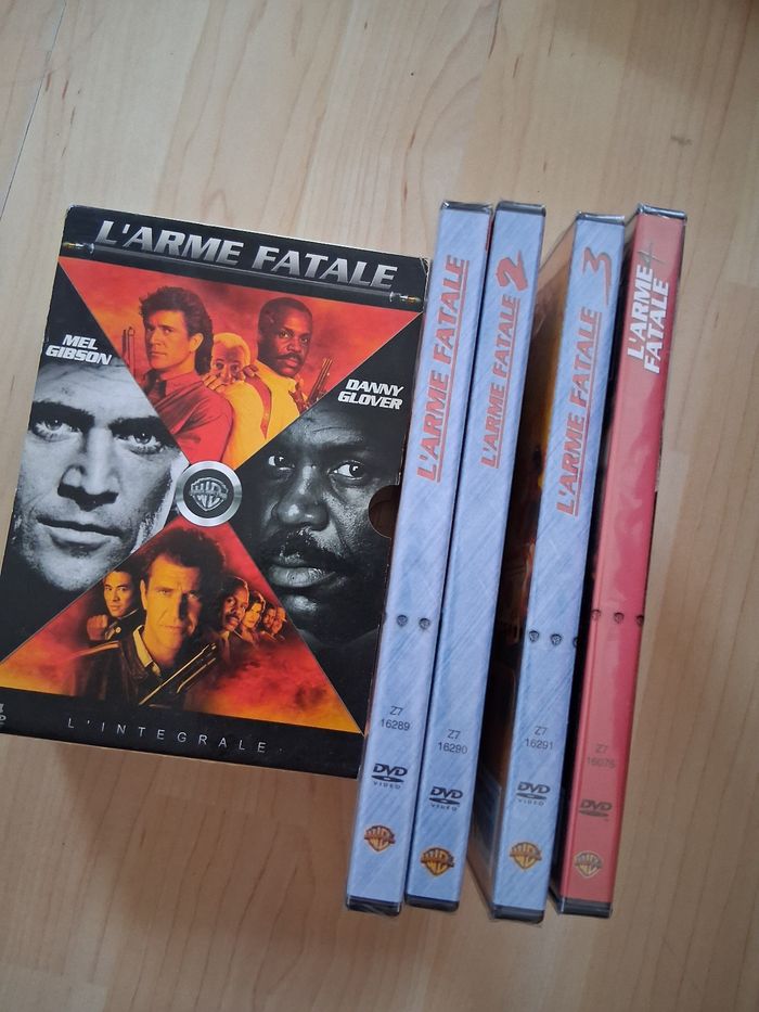 Coffret DVD l'arme fatale 1 2 3 et 4