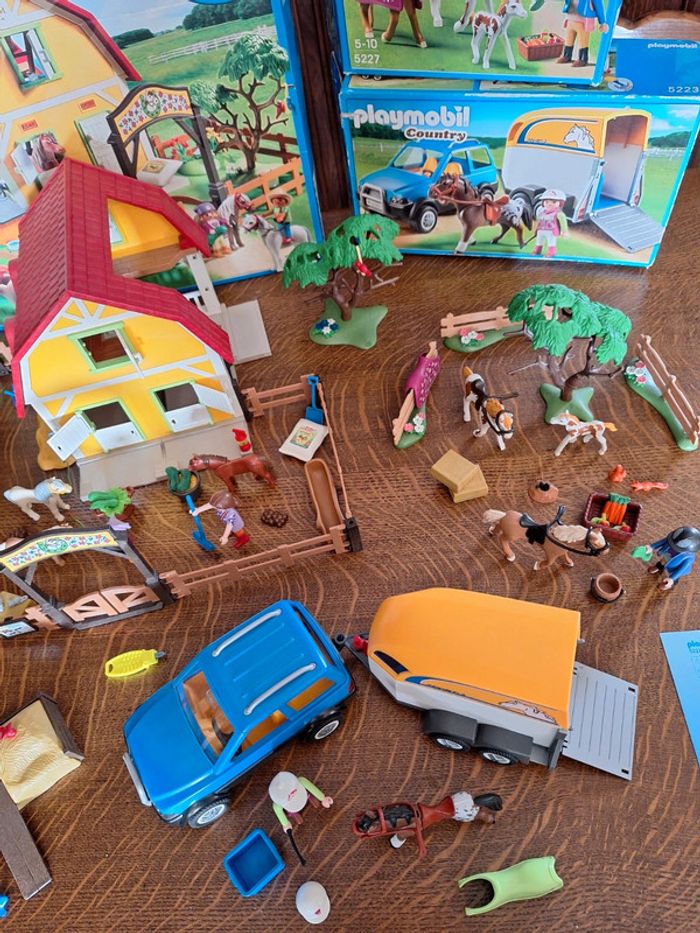 Playmobil lot centre équestre haras poneys - photo numéro 8