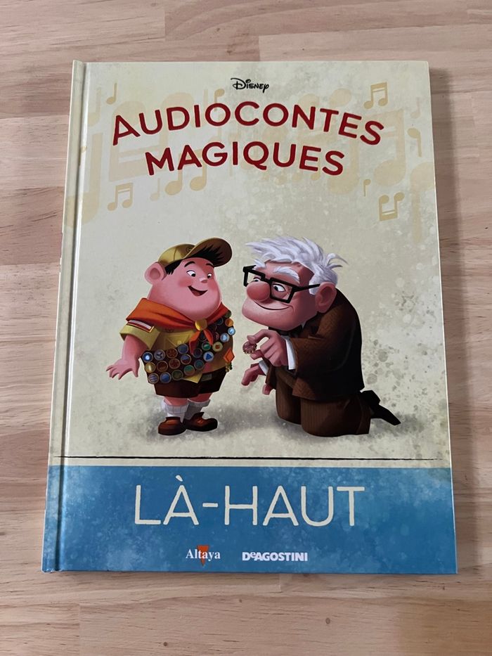 Livre Disney Audiocontes Magiques n°40 – Là-Haut – Bon État (Sans Figurines)