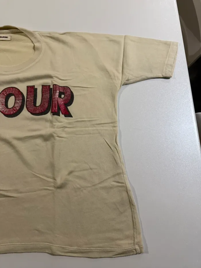 T-shirt sweat zadig et voltaire amour - photo numéro 3