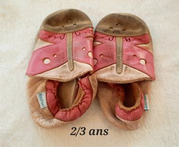 Chausson en cuir