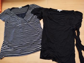 Lot de 2 Tshirt manche courte grossesse