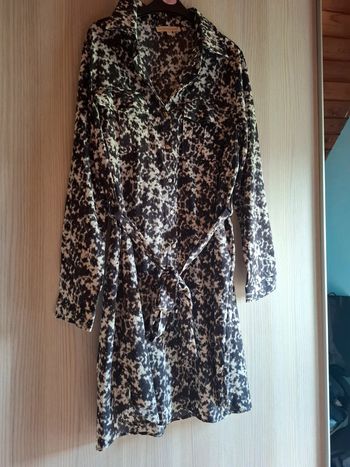 Robe longue manche