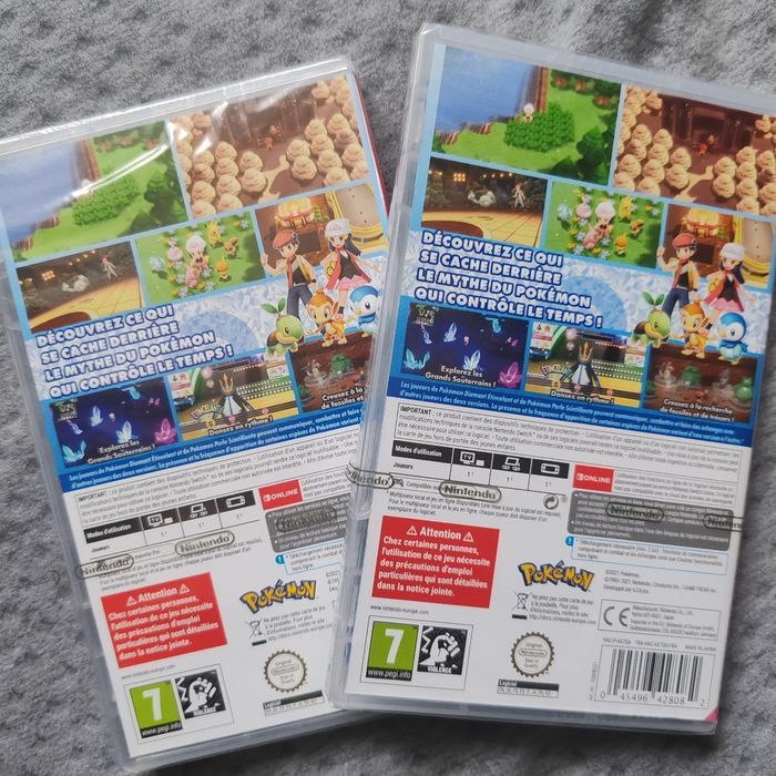 🎮🕹️ Lot 2 jeux Switch Pokémon Diamant étincelant (Neuf sous scellage blister) 🕹️🎮 - photo numéro 2