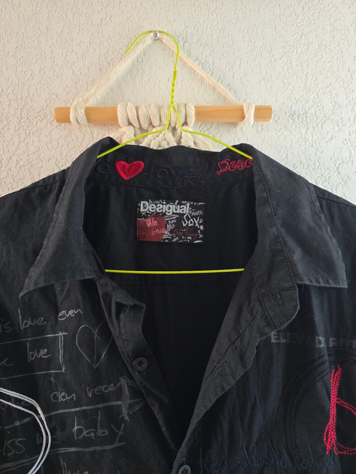 Chemise noire desigual taille xl - photo numéro 4