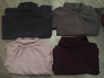 Lot de 4 col roulés 3 mois