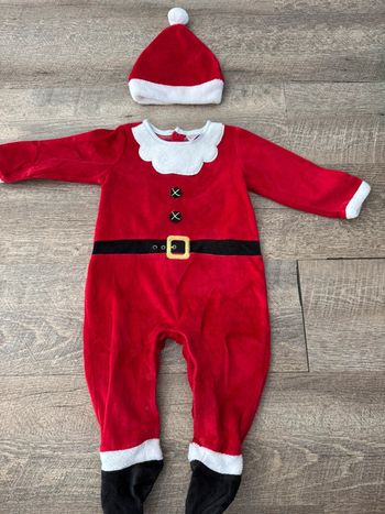Pyjama chaud Père Noël 12 mois