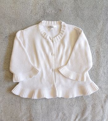 Gilet coton blanc