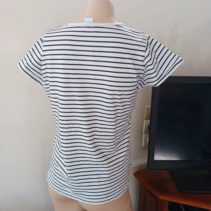 Tee shirt marinière taille 40 m&mode - photo numéro 4