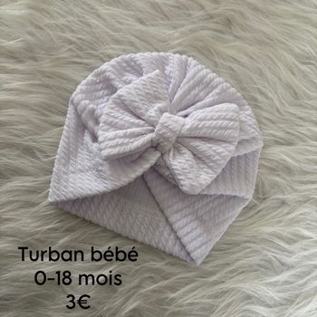 Turban bébé 0-18 mois