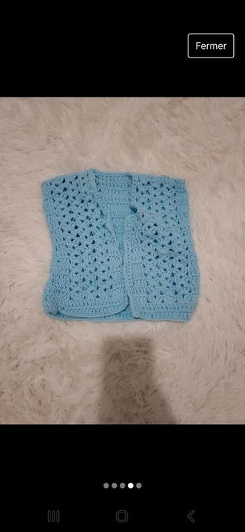 Gilet en laine 6 mois garçon