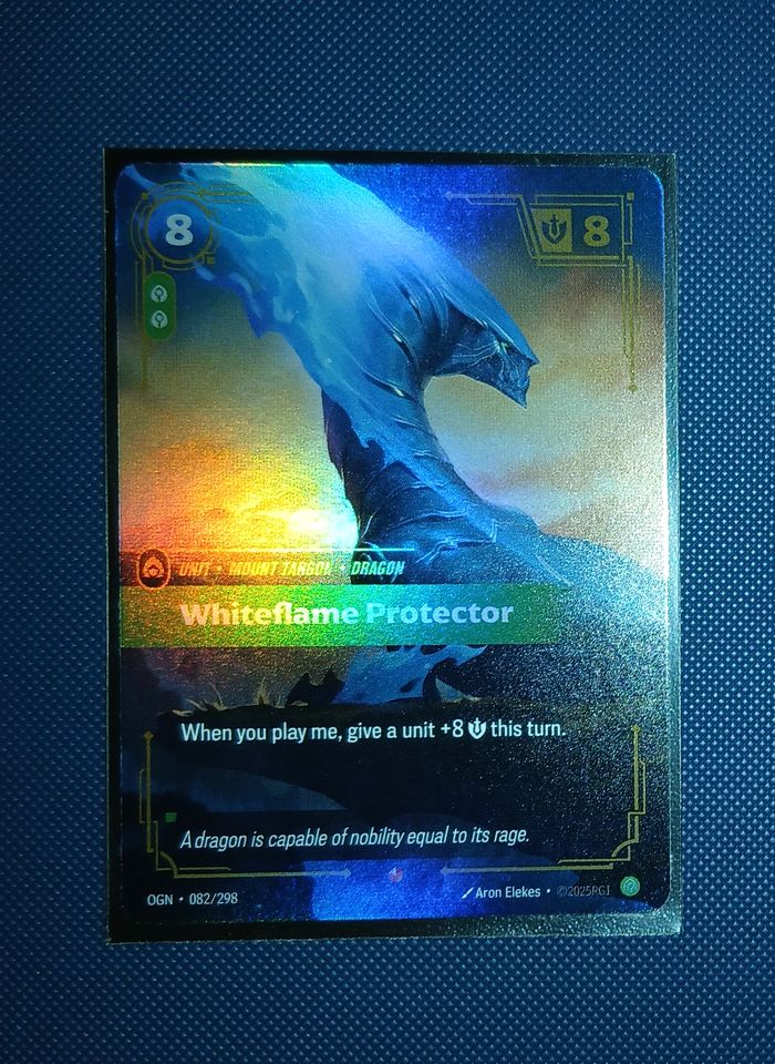 RIFTBOUND Whiteflame protector OGN-082/298 – EPIC – 1ère édition Origins