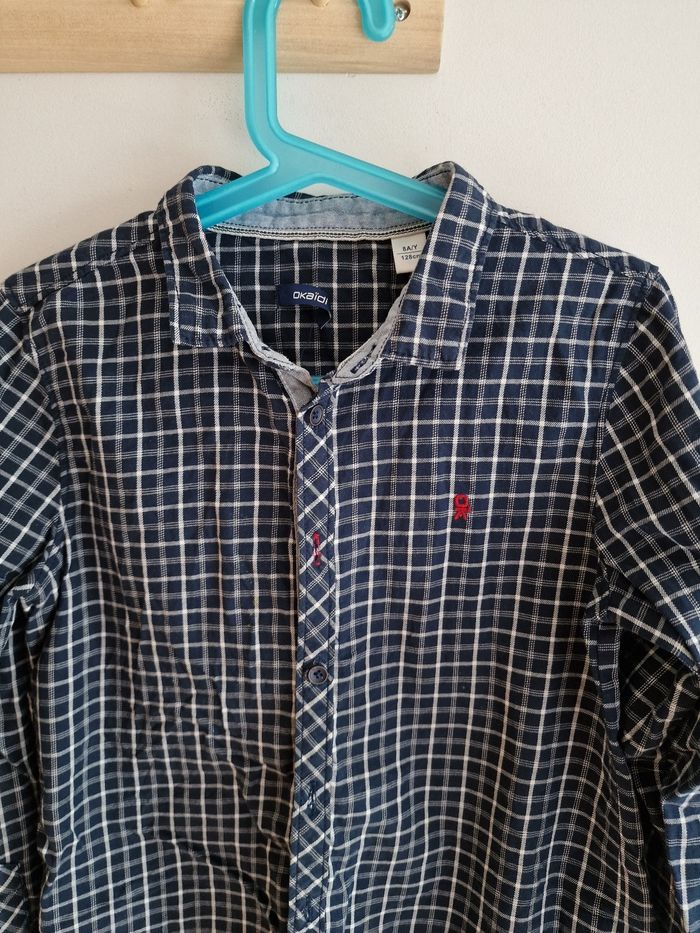 Chemise à carreaux garçon 8 ans Okaïdi - photo numéro 2