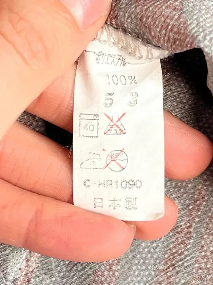 Chemisier gris vintage japonais - photo numéro 7