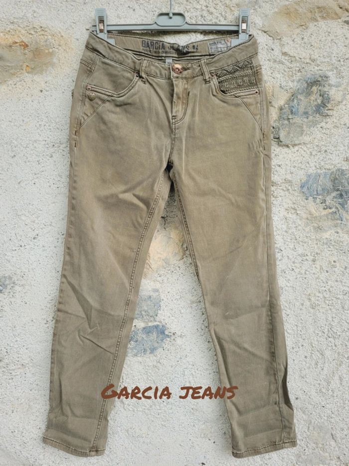 12 ans / 152 cm, Garcia Jeans 👖 couleur kaki