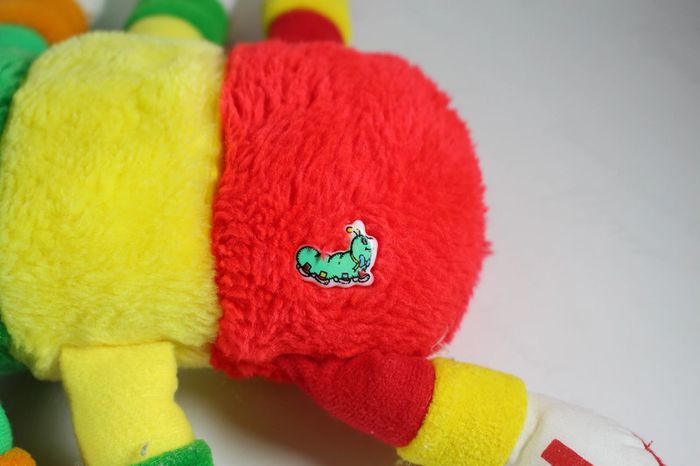 Peluche chenille Mille Papattes des années 80 Lots a lots a legggggggs - photo numéro 3