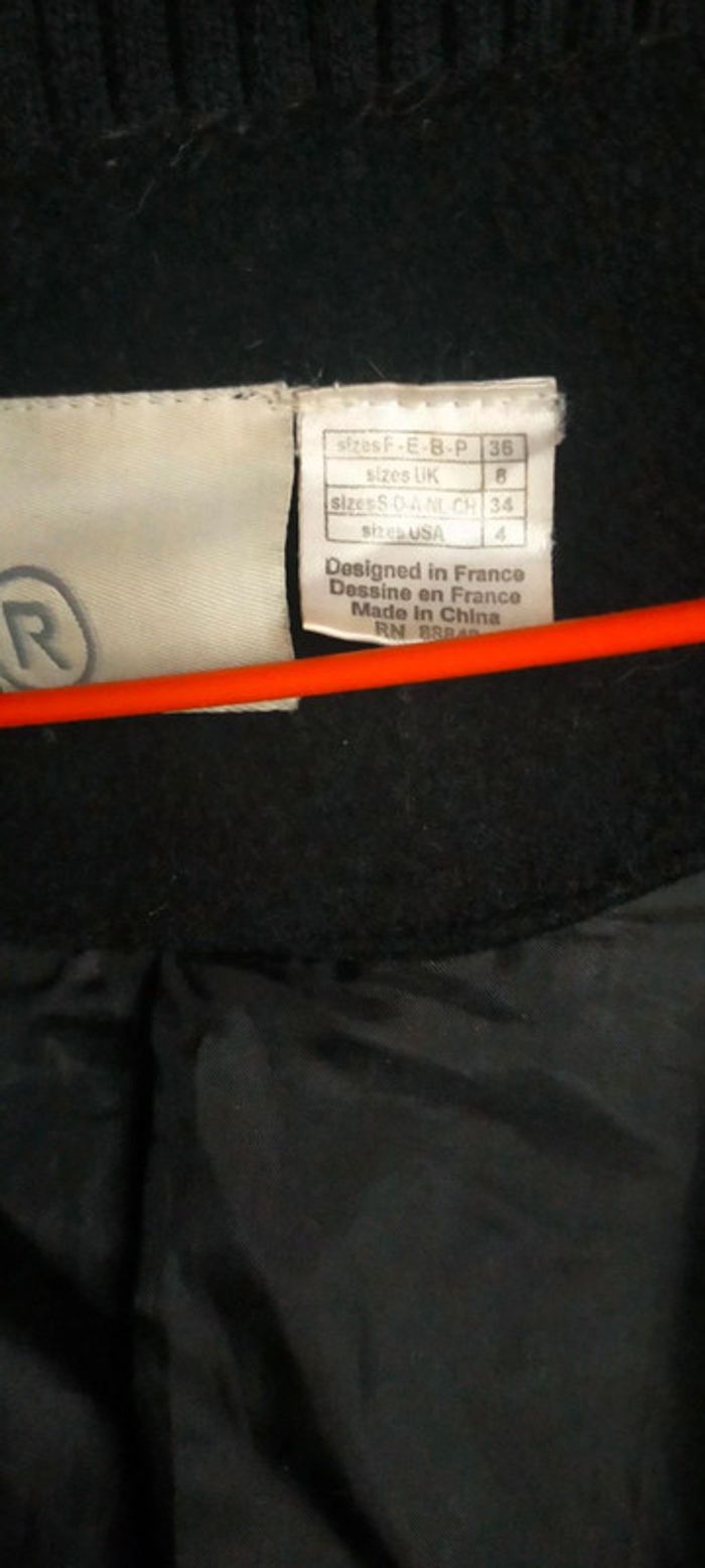 Manteau femme 3/4 bleu marine - photo numéro 4