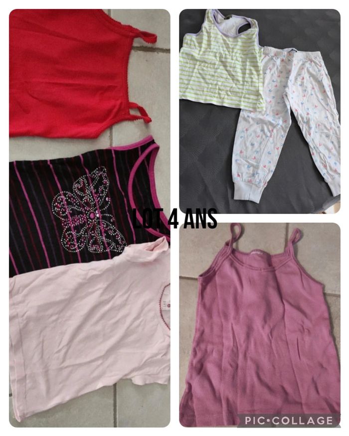 Lot de 5 hauts et un legging 4 ans