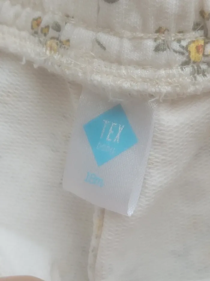 Pantalon jogging fleurs 18mois Tex Baby - photo numéro 3