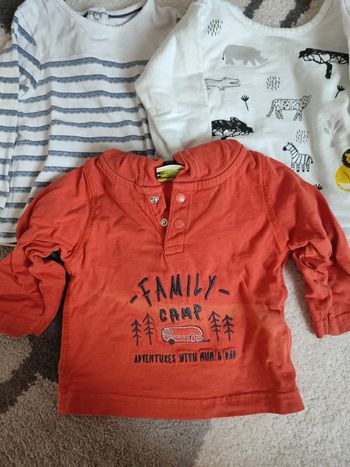 Lot 3 tee shirt manches longues