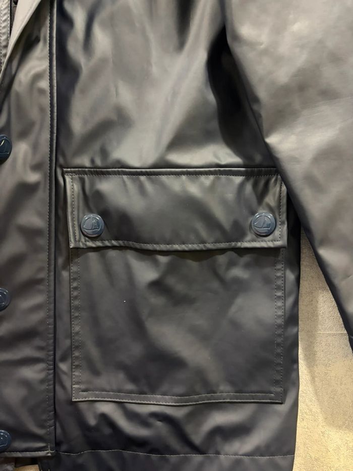 Ciré / Manteau Petit Bateau Bleu marine Taille XXS - photo numéro 6