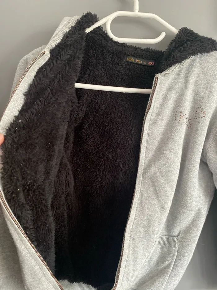 Sweat zippé doublé polaire - photo numéro 4