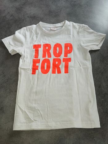 t-shirt blanc trop fort