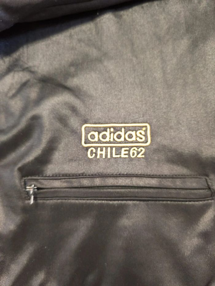 Veste Adidas - Chile 62 - Noir/Doré - Logo Brodé - Taille L - photo numéro 3