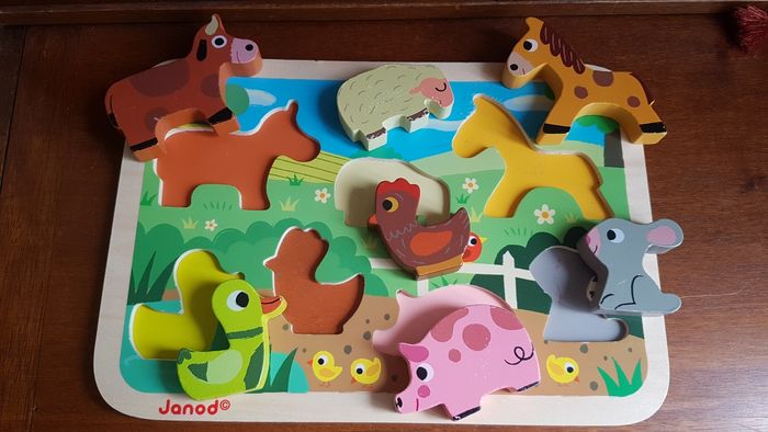 Puzzle bois Janod - photo numéro 2