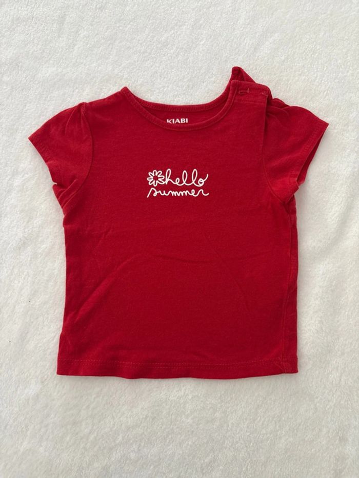 Tee shirt hello Summer 3 mois