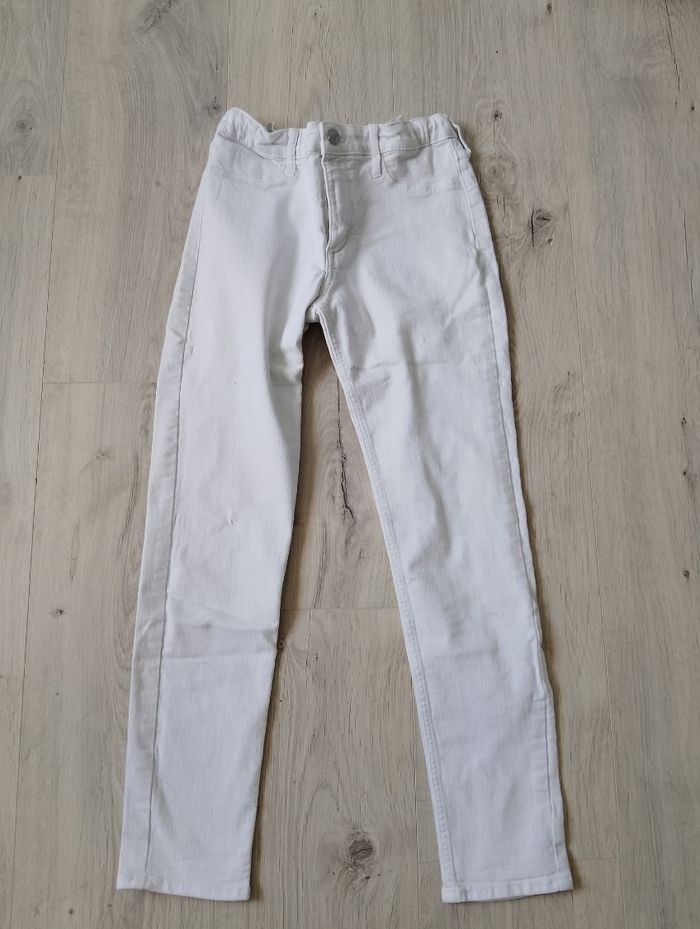 Jean blanc h&m 10/11 ans