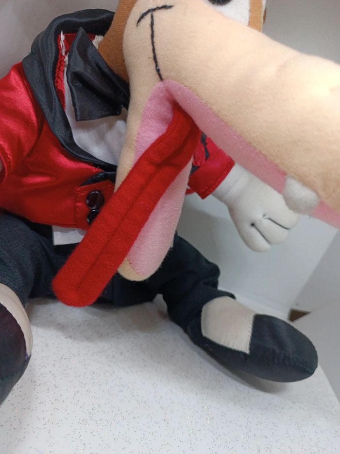 Peluche plush Teddy loup Wolf costume tenue soirée Tex Avery cartoon Turner look tropico - photo numéro 3