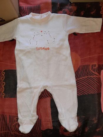 Jolie Grenouillère rose 3mois