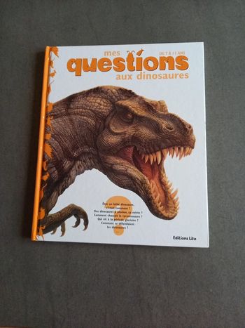 Livre mes questions aux dinosaures