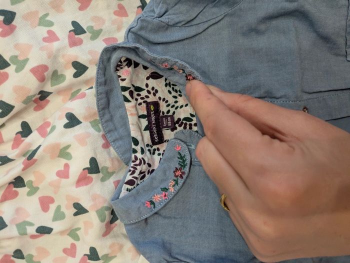 Lot 5 blouses 6 mois - photo numéro 5