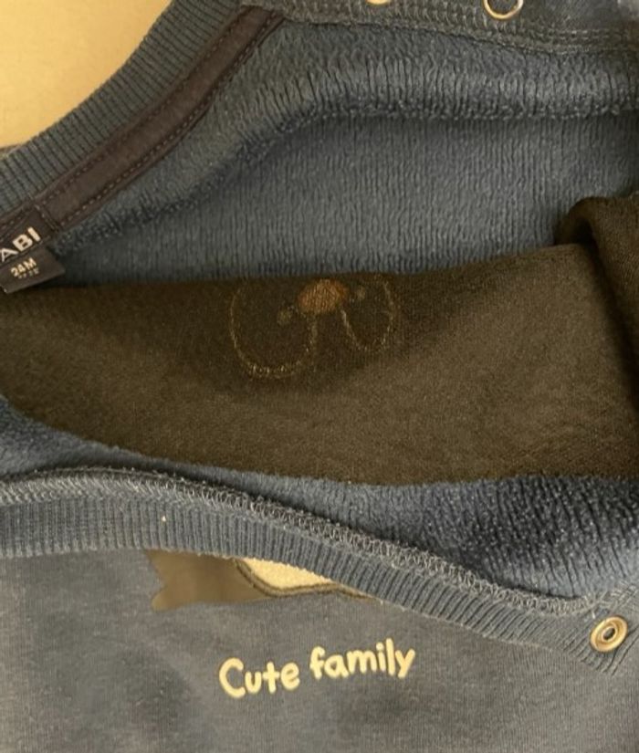 Pull manches longues boutons pression 24 m 86cm - photo numéro 4