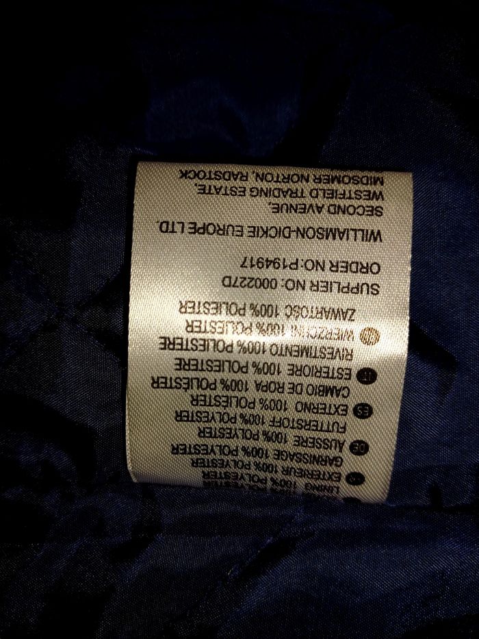 DICKIES veste royal/navy bleu et noir neuf avec etiquette - photo numéro 8