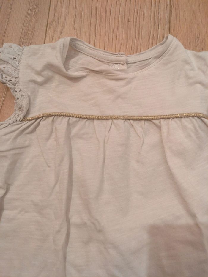 Tee-shirt blanc fille - photo numéro 2