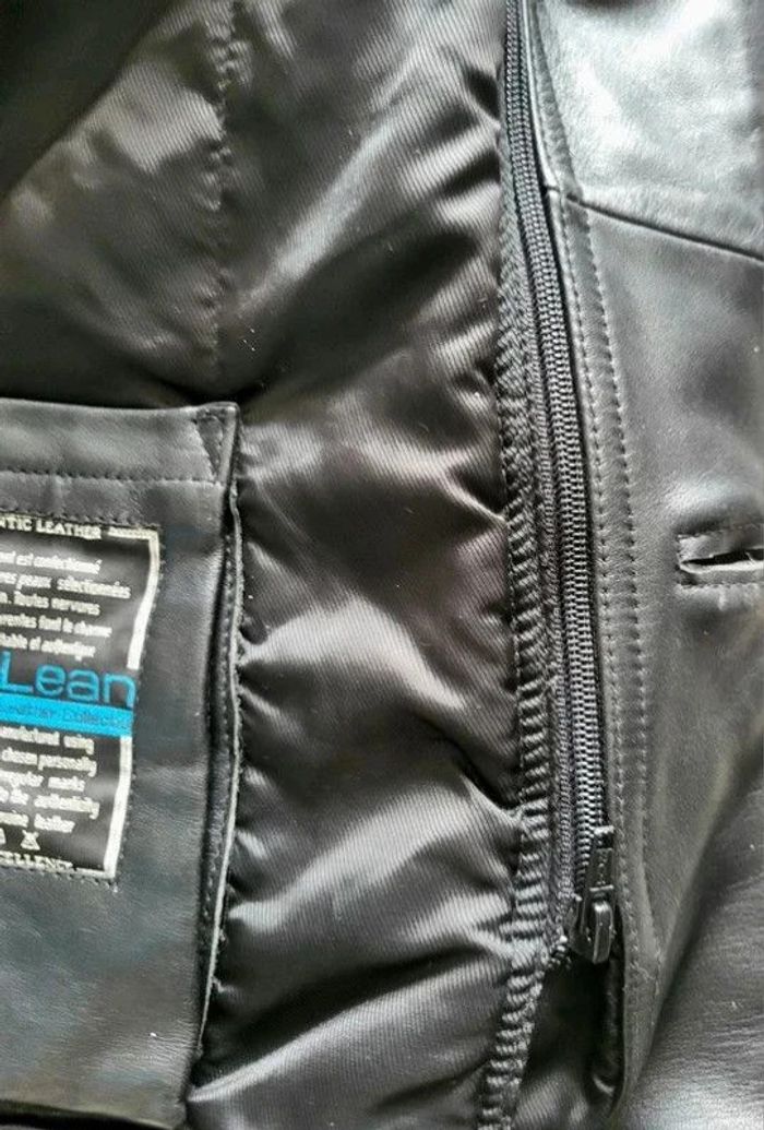 Veste En Cuir Véritable Vachette Homme Mac Lean Taille L Avec Doublure Noir - photo numéro 18