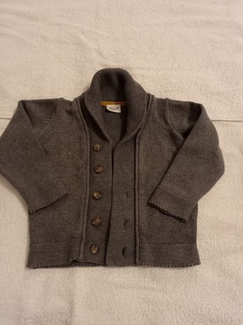 Gilet pour garçon gris porter de fois très bonne et agricole camionneur très chaud très jolie île est habillé