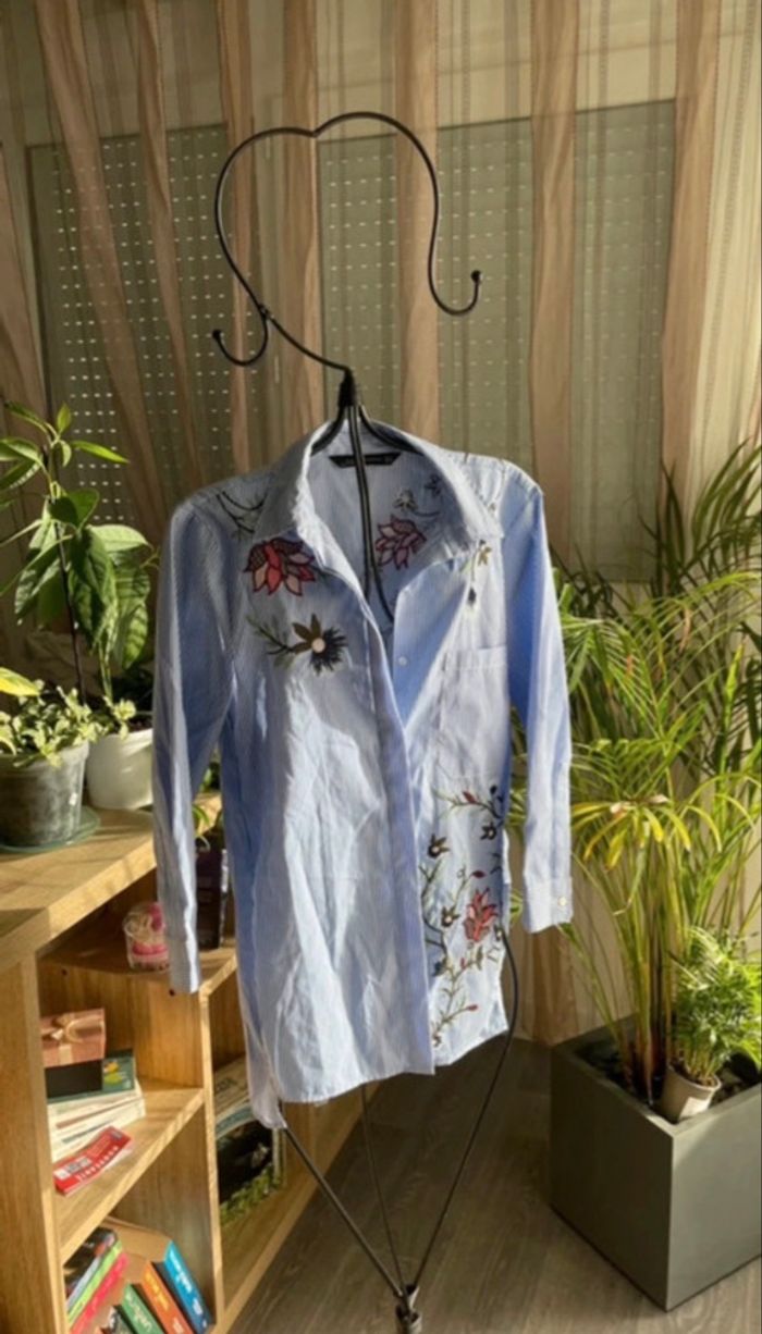 Chemise longue Zara - photo numéro 2