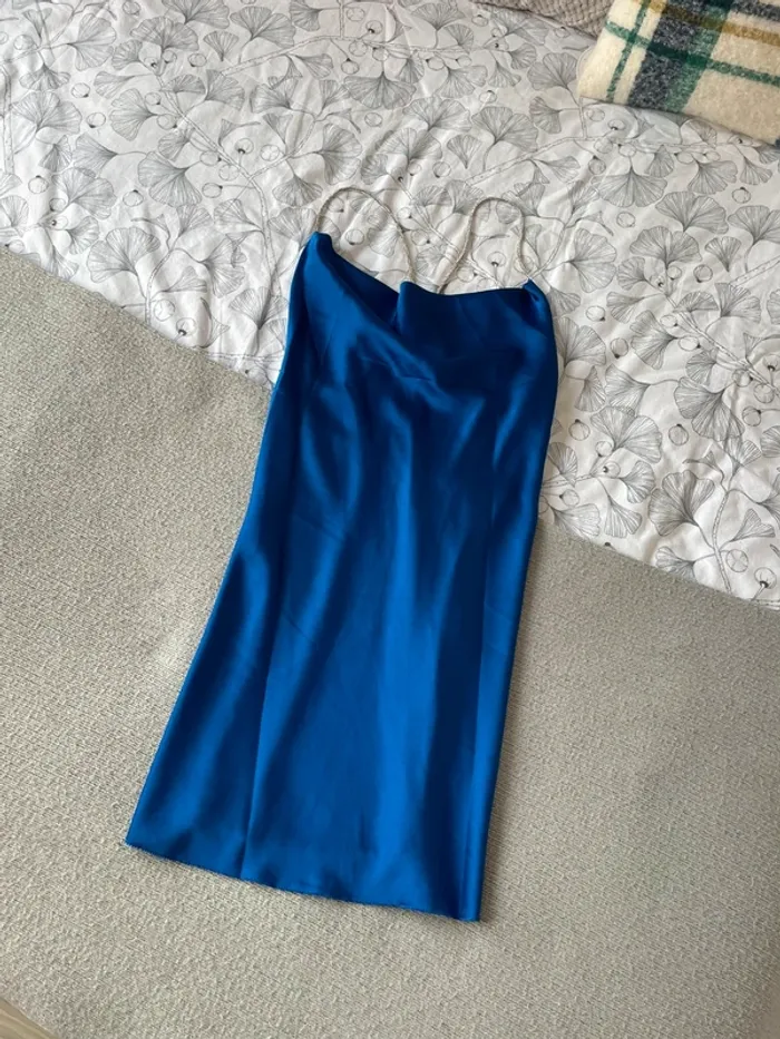 Robe de soirée bleu - photo numéro 2