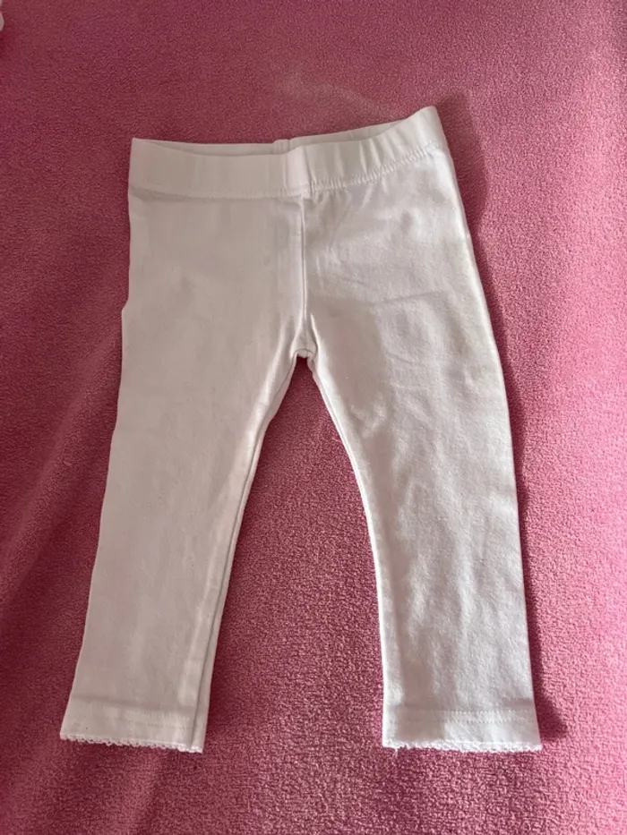 Lot de 3 leggings taille 12 mois - photo numéro 2