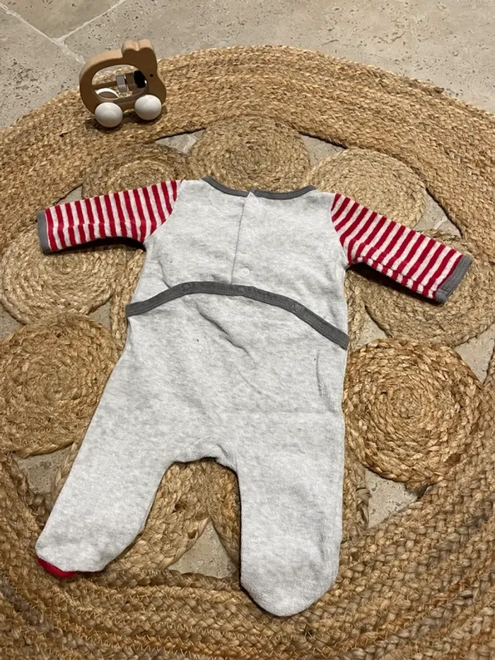 Pyjama velours 1 mois - photo numéro 2