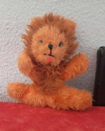 Peluche lion vintage