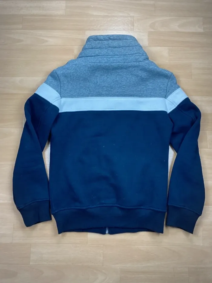 Gilet / Sweat Pénélope Leprevost Gris & Bleu Marine – Junior - photo numéro 6