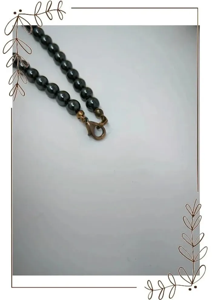 Lot de 3 colliers Vintage hématites - photo numéro 3