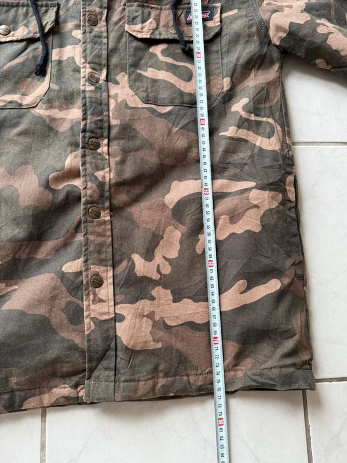 Veste Genuine Dickies à capuche Vintage Camouflage Militaire Taille M – Pièce Rare - photo numéro 10